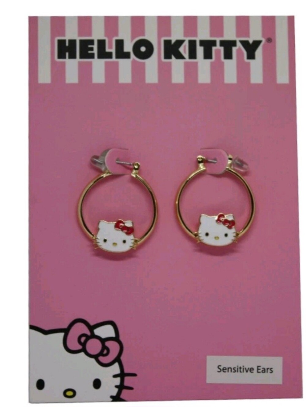Hello Kitty Hoop Earrings, NWOT
